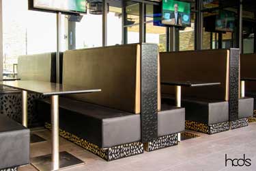 Routered Seating Screens